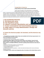 CSS Essay On US Foreign Policy in Trump S Era