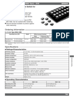 Ordering Information: Surface-Mounting Tactile Switch For High-Density Packaging