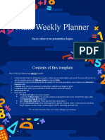 Math Weekly Planner bv Slidesgo