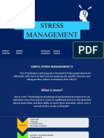 Stress Stress: Management