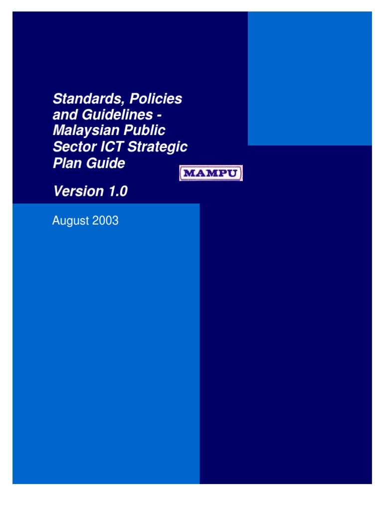 ICT Strategic Plan Guidelines for Agencies | PDF | Art