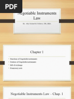 Negotiable Instruments Law: By: Atty. Richard M. Fulleros, CPA, MBA