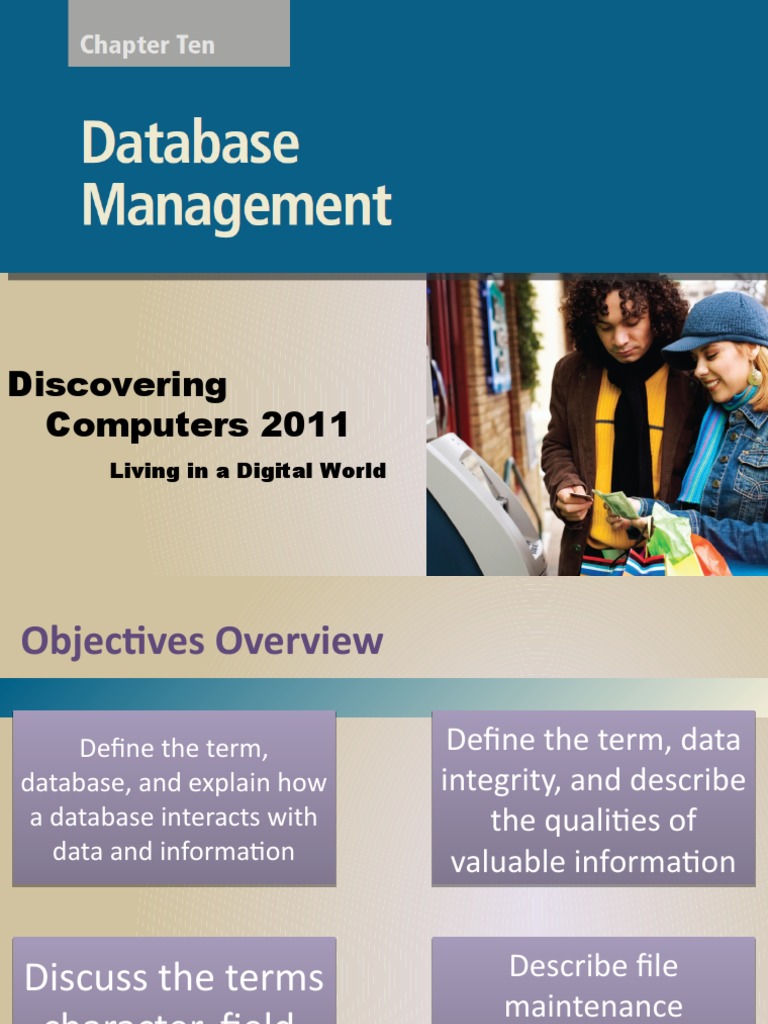 Discovering Computers 2011: Living in A Digital World | PDF | Databases ...