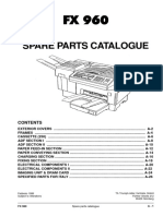 Spare Parts Catalogue A - 1 FX 960