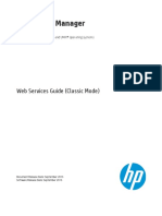 HP Service Manager Web Services Classic