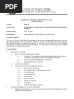 Actg 10 Accounting For Governmental, Not-for-Profit Entities and Specialized Industries