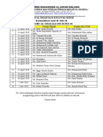 JADWAL IMAM Santri Sulung Sholat Subuh