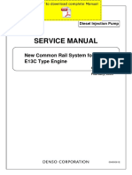 DENSO Common Rail Hino E13C Service Manual Pages