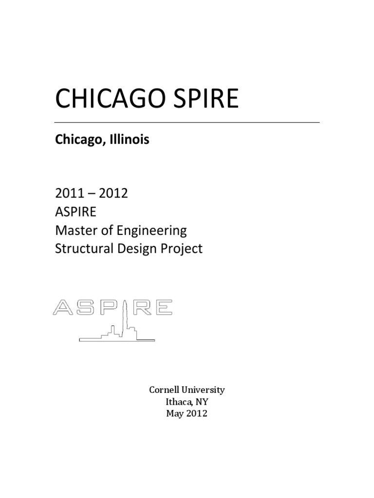 Chicago Spire Structural Design Overview | PDF | Beam (Structure
