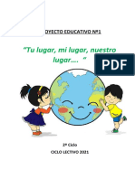 2021 .Proyecto Pedagogico Nº1