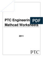 PTC Engineering Mathcad Worksheets
