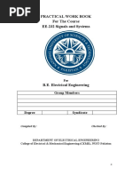 EE-232 Lab Manual Signals and Systems