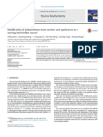 Modification of Polyurethane Foam Carriers and Application in A Moving Bed Biofilm Reactor