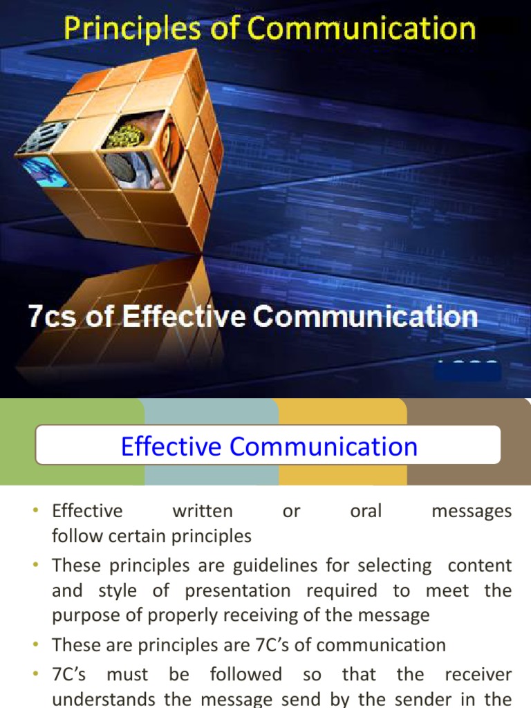 7Cs NC 01102020 024319pm | PDF | Verb | Communication