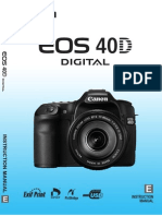 Canon EOS 40D Manual