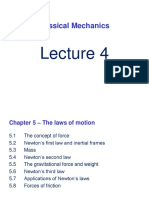 Lecture 4 Classical Mechanics EP204
