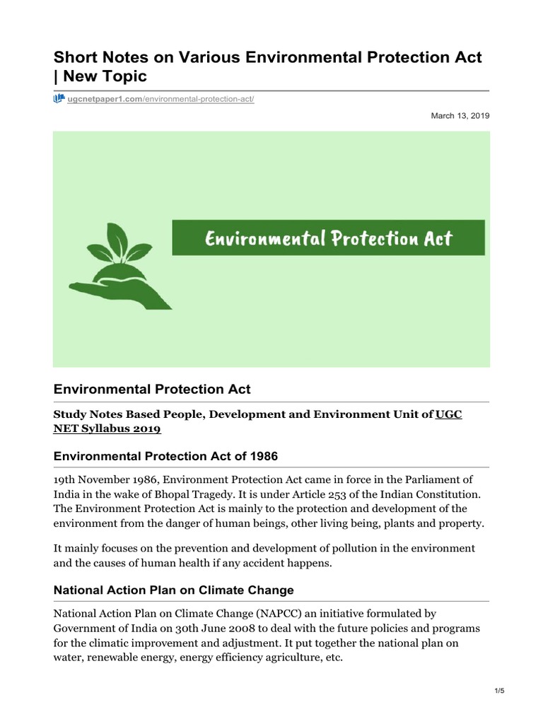 Топик: Environmental Protection
