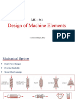 Machine Elements - Mechanical Springs Guide