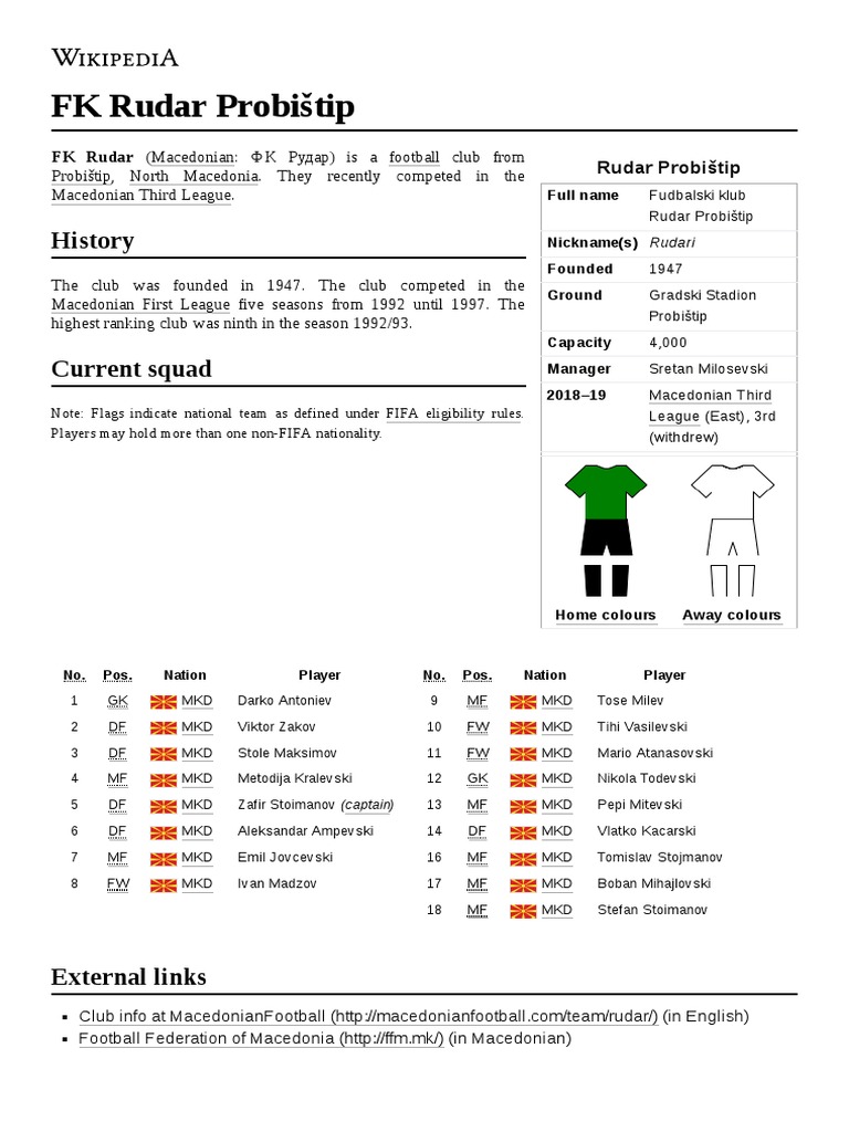 FK Rudar Probištip, PDF, Social Information Processing