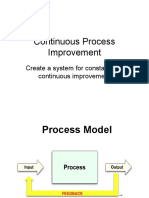 Continuous Process Improvement: Create A System For Constant and Continuous Improvement