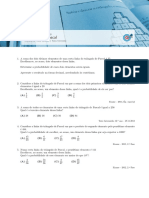 Probabilidades no Triângulo de Pascal