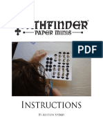 Paper Minis - Instructions