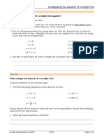 What Is The General Form of A Straight Line Equation?