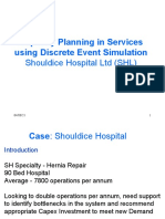 Capacity Planning in Services Using Discrete Event Simulation