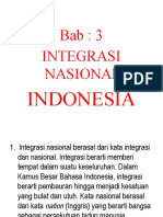 Bab: 3 Integrasi Nasional: Indonesia