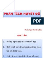 phân tích huyết đồ