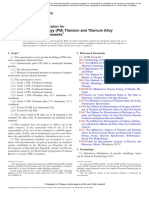 Powder Metallurgy (PM) Titanium and Titanium Alloy Structural Components