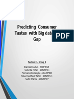 Predicting Consumer Tastes with Big Data at Gap