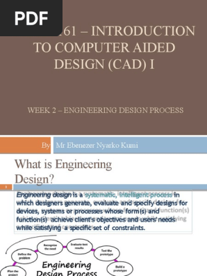 Week 2 - Introduction to Engineering Design Process