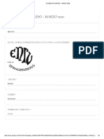 EXAMEN DE INGRESO - MARZO 2020 - Modelo de Examen