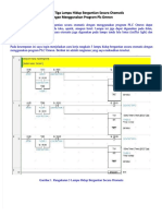 PDF Rangkaian Tiga Lampu Hidup Bergantian Secara Otomatis Dengan Menggunakan Program PLC Omron Compress