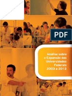 Analise Da Expansao - IES - 2003 - 2012 MEC