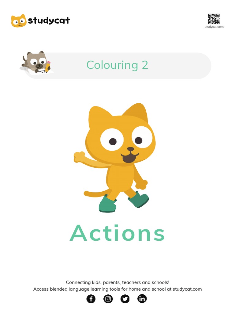 Worksheet Action Colouring 2 | PDF | Wellness