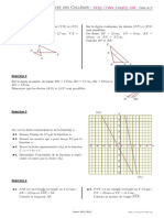 Exercices Geometrie 3eme 1