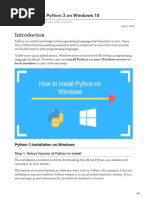 How To Install Python 3 On Windows 10