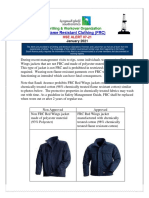 Flame Resistant Clothing (FRC) : Drilling & Workover Organization