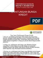 Perhitungan Bunga Kredit