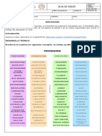 Guía de Inglés 4°