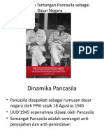 Dinamika Dan Tantangan Pancasila Sebagai Dasar Negara