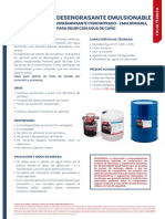 Desengrasante Emulsionable 3BSI 