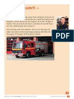 James Stuart - Fireman: Headway 5th Edition Elementary - Student's Book - Unit, P. © Oxford University Press 20 9