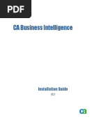 CA Business Intelligence: Installation Guide