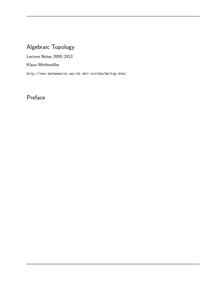 ALGEBRAIC TOPOLOGY LECTURE NOTES PDF visual data 7