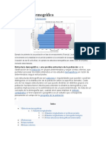 Estructura Demográfica