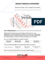 Market Research Worksheet