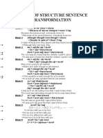 15848929 Review of Structure Sentence Transformation